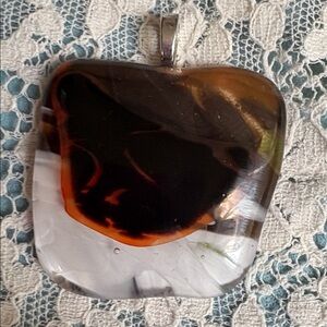Handmade USA  Fused Glass Pendants